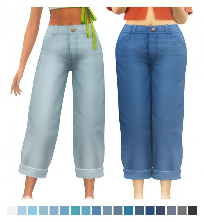 Sims 4 Zoe Jeans at Sims4Nicole
