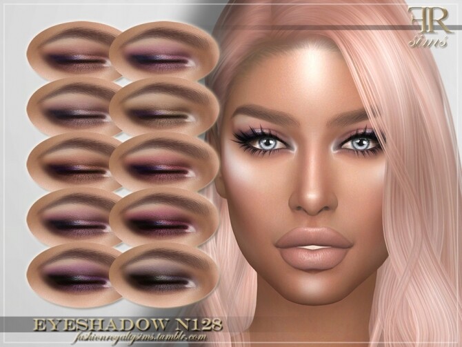 Sims 4 FRS Eyeshadow N128 by FashionRoyaltySims at TSR