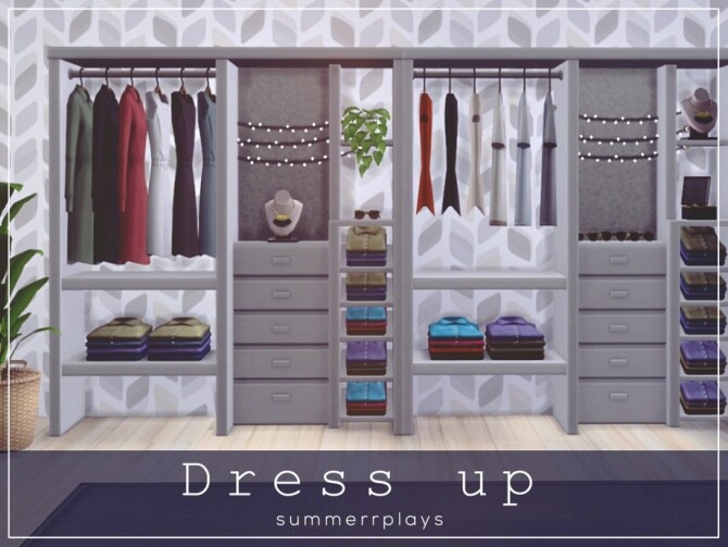 Sims 4 Dress Up room by Summerr Plays at TSR