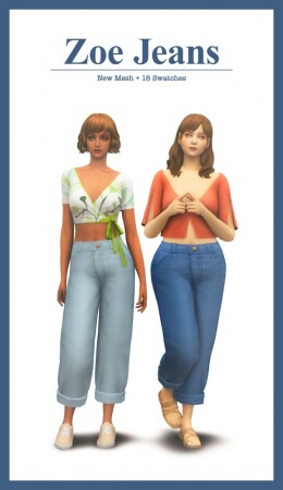 Zoe Jeans at Sims4Nicole