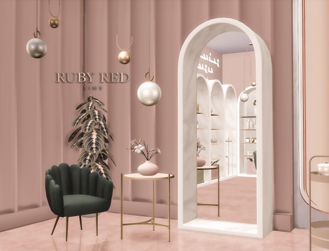 Sims 4 Wellness and Beauty Spa Center CC Set at Ruby’s Home Design