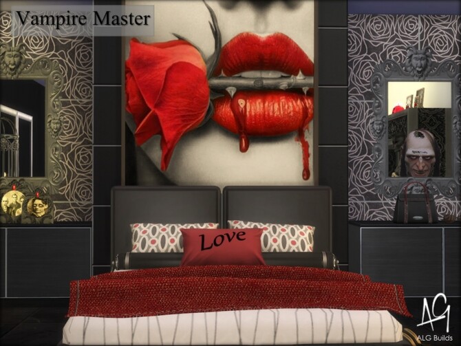 Sims 4 Vampire Master by ALGbuilds at TSR