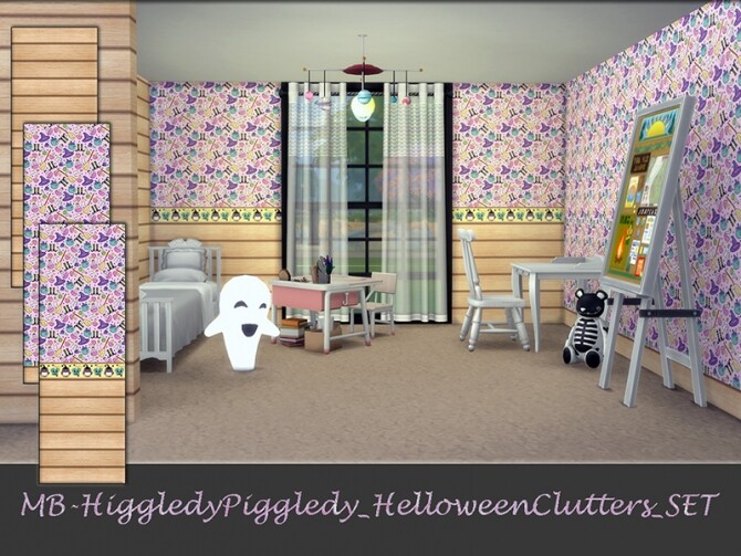 Sims 4 MB Higgledy Piggledy Halloween Clutters SET by matomibotaki at TSR