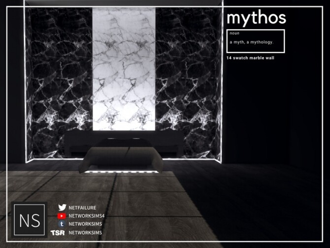 Sims 4 Mythos Marble Walls by Networksims at TSR