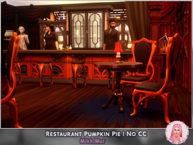 Sims 4 Restaurant Pumpkin Pie by MikkiMur at TSR