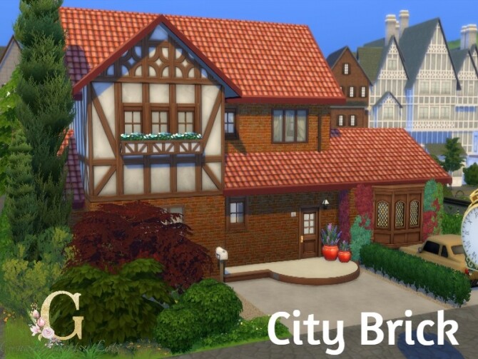 Sims 4 City Brick by GenkaiHaretsu at TSR