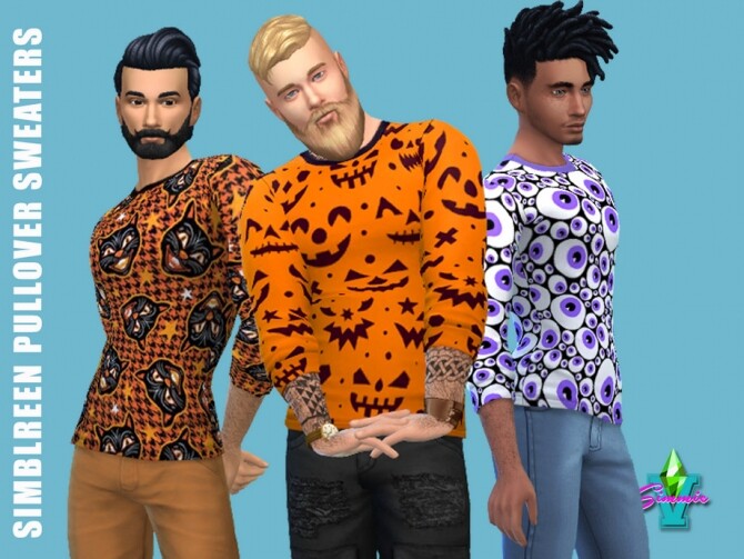 Sims 4 2020 Simblreen Pull Over Sweater by SimmieV at TSR