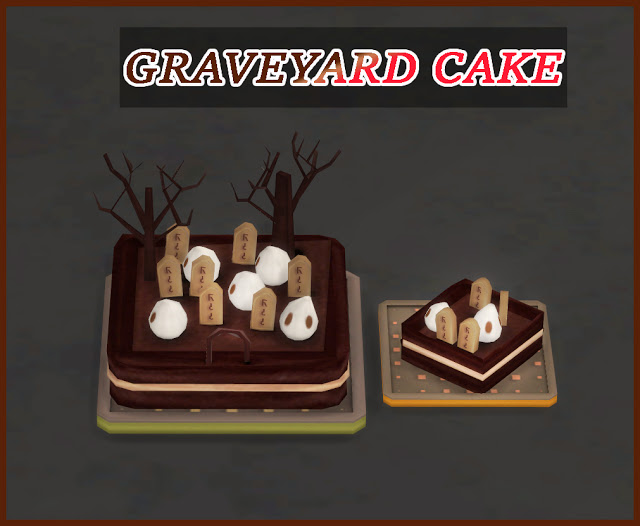 Sims 4 GRAVEYARD CAKE at Icemunmun