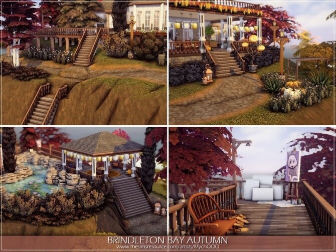 Sims 4 Brindleton Bay Autumn by MychQQQ at TSR