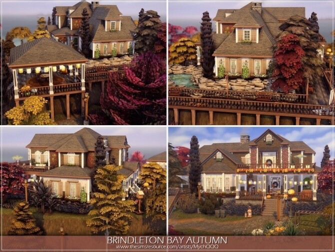 Sims 4 Brindleton Bay Autumn by MychQQQ at TSR