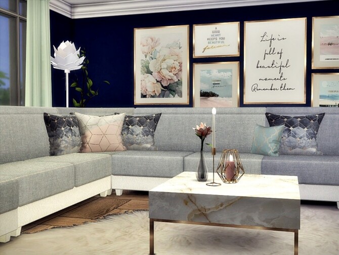 Sims 4 Living room Edora by nobody1392 at TSR