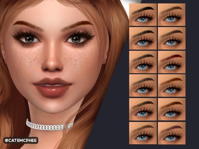 Sims 4 EB 09 Roxie Brows by catemcphee at TSR