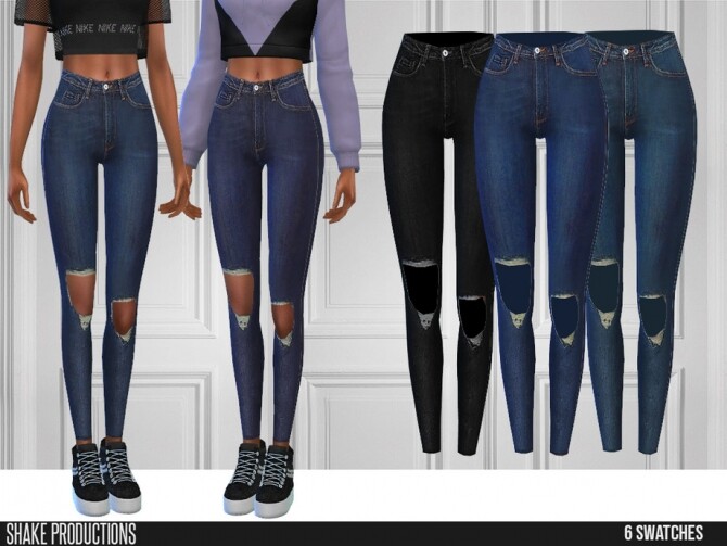 Sims 4 540 Jeans by ShakeProductions at TSR