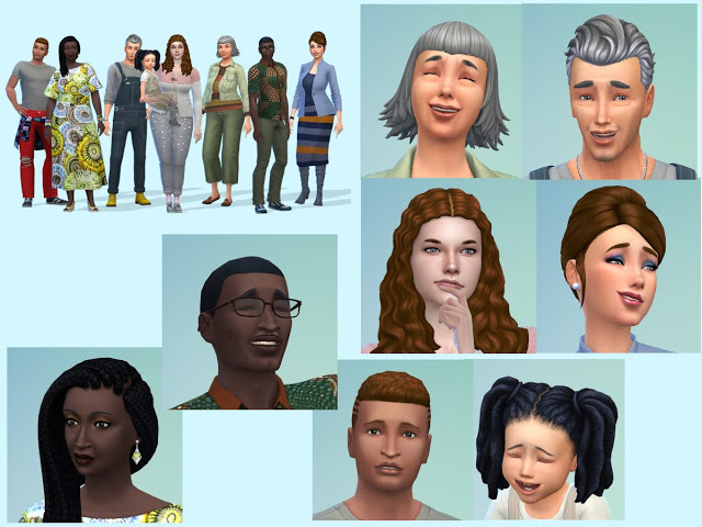 Sims 4 Bah Risnes extended family at KyriaT’s Sims 4 World