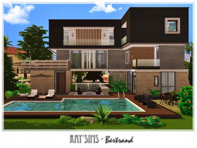 Sims 4 Bertrand home by Ray Sims at TSR