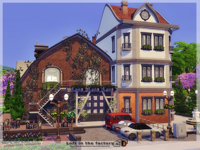 Loft in the factory by Danuta720 at TSR » Sims 4 Updates