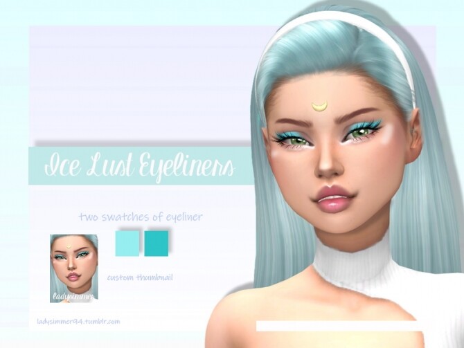 Sims 4 Ice Lust Eyeliners by LadySimmer94 at TSR
