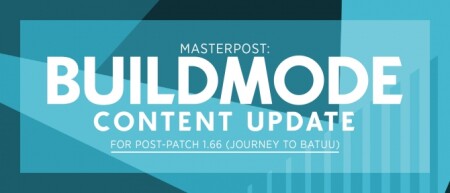 Buildmode Content Update for Post-Patch 1.66 at Simsational Designs