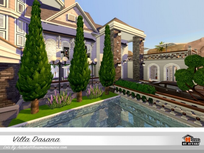 Sims 4 Villa Dasana NoCC by autaki at TSR