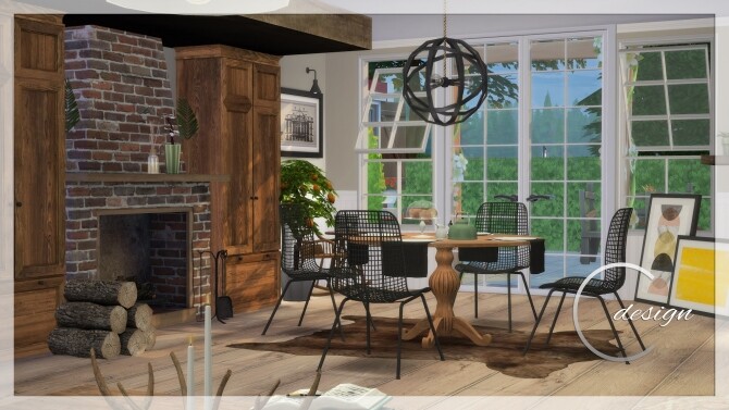 Sims 4 Scandi Dream Home at Cross Design