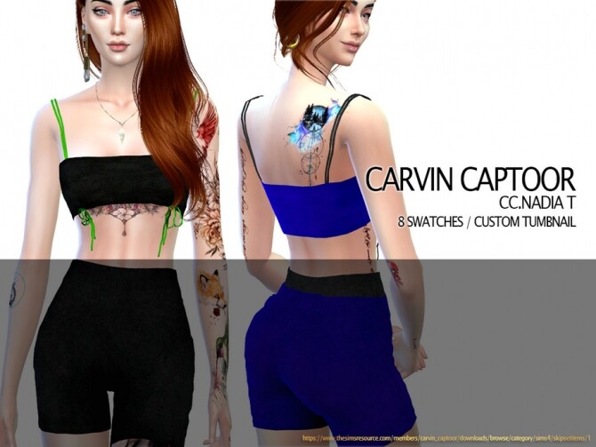 Sims 4 Nadia T top by carvin captoor at TSR
