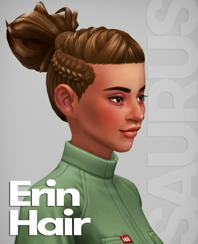Sims 4 Erin Hair at Saurus Sims