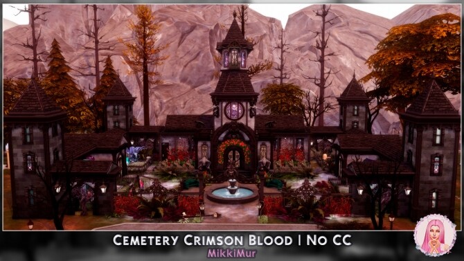 Sims 4 Cemetery Crimson Blood at MikkiMur