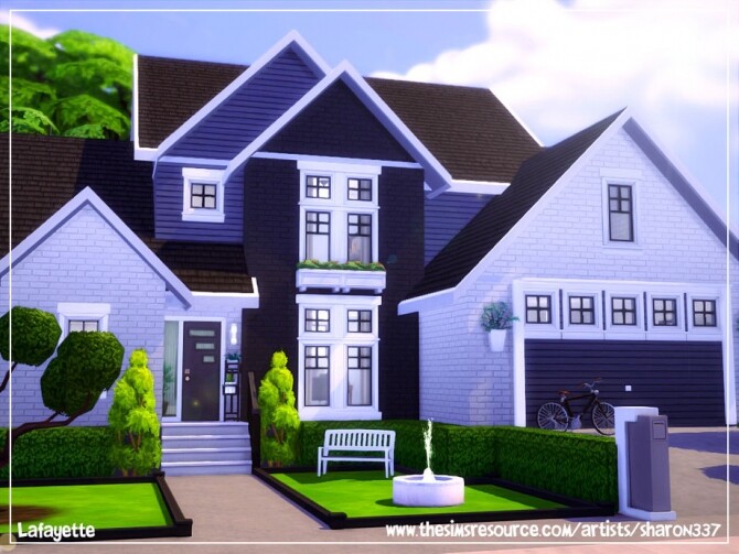 Sims 4 Lafayette home by sharon337 at TSR