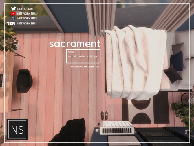 Sims 4 Sacrament Wooden Floor by Networksims at TSR