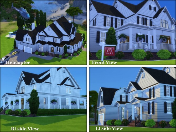 Sims 4 Hampton Estate by ALGbuilds at TSR