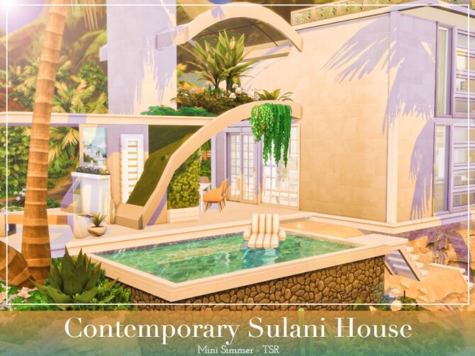 Sims 4 Contemporary Sulani House by Mini Simmer at TSR