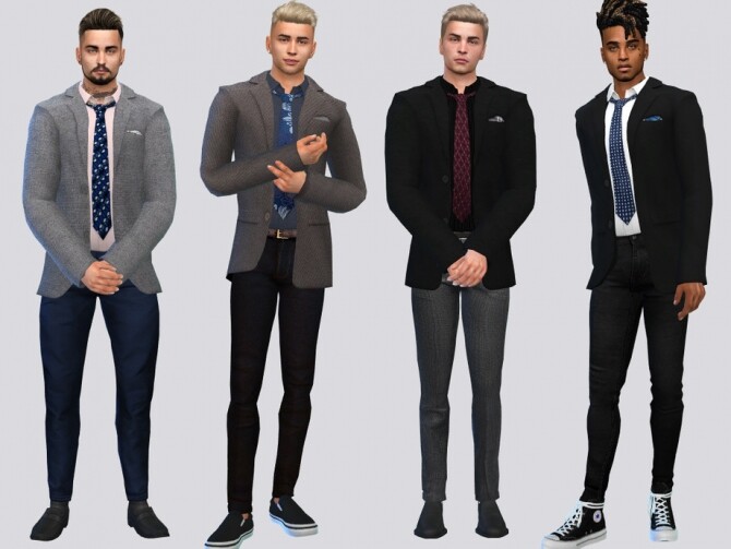 Mclaynesims Freshman Suit Top Boys Sims 4 Children Si - vrogue.co