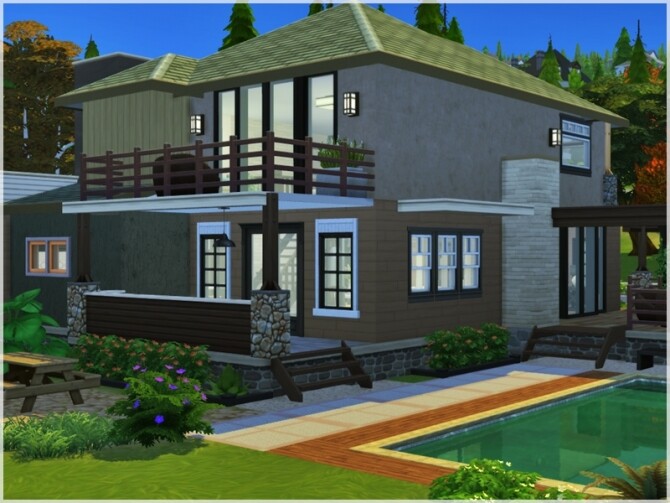 Sims 4 Cliff Haven home by Ray Sims at TSR