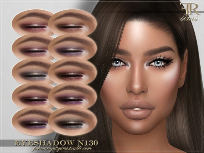 Sims 4 FRS Eyeshadow N130 by FashionRoyaltySims at TSR