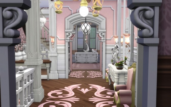 Sims 4 The Pink Victorian mansion by alexiasi at Mod The Sims