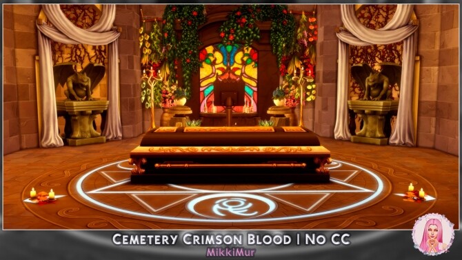 Sims 4 Cemetery Crimson Blood at MikkiMur