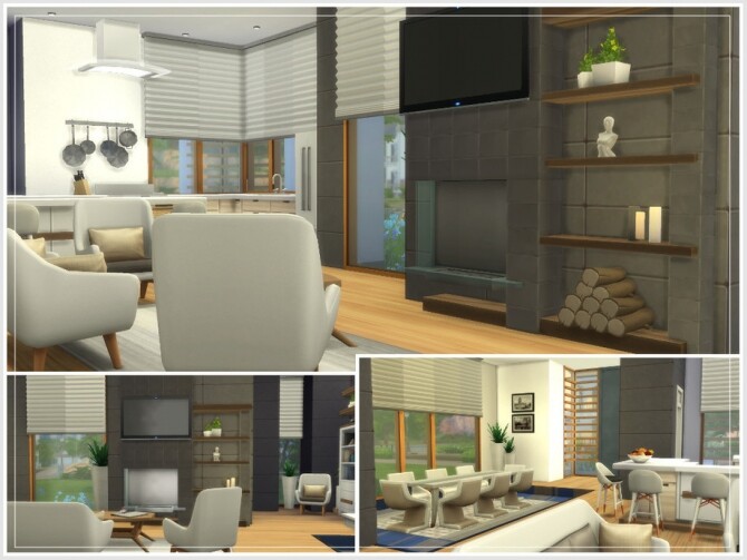 Sims 4 Eglantine house by philo at TSR