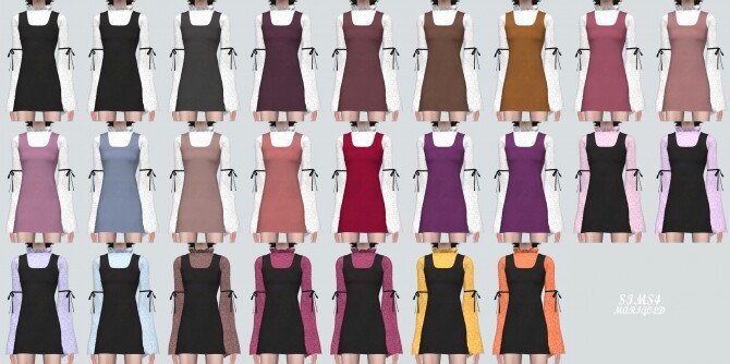 Sims 4 BC Mini Dress at Marigold