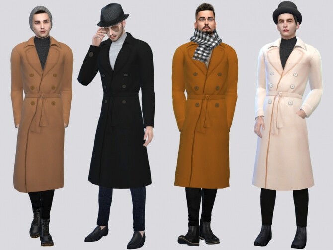 Sims 4 Heinrich Winter Coat by McLayneSims at TSR