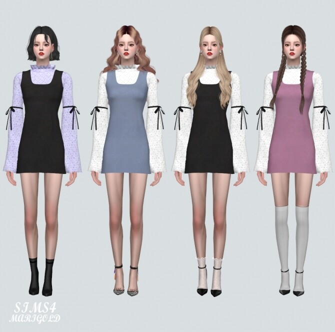 Sims 4 BC Mini Dress at Marigold