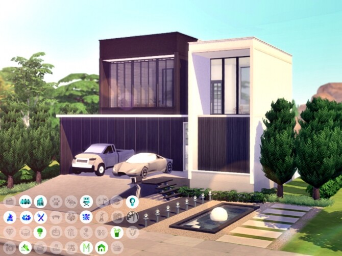 Sims 4 City Modern Home by Summerr Plays at TSR