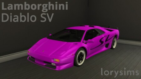 Lamborghini Diablo SV at LorySims