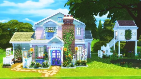 Single Mom and Four Kids Family Home by simbunnyRT at Mod The Sims