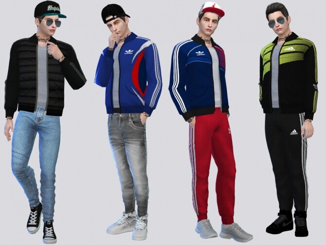 Sims 4 Bomber Jacket I by McLayneSims at TSR