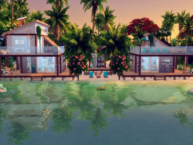 Sims 4 Island Condos by LJaneP6 at TSR
