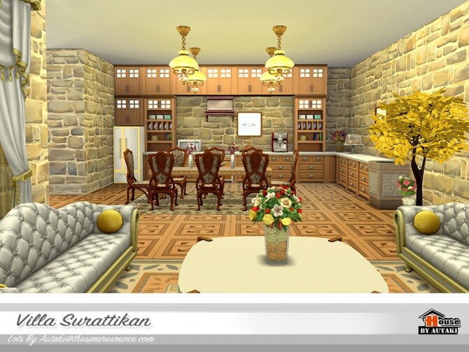Sims 4 Villa Surattikan NoCC by autaki at TSR
