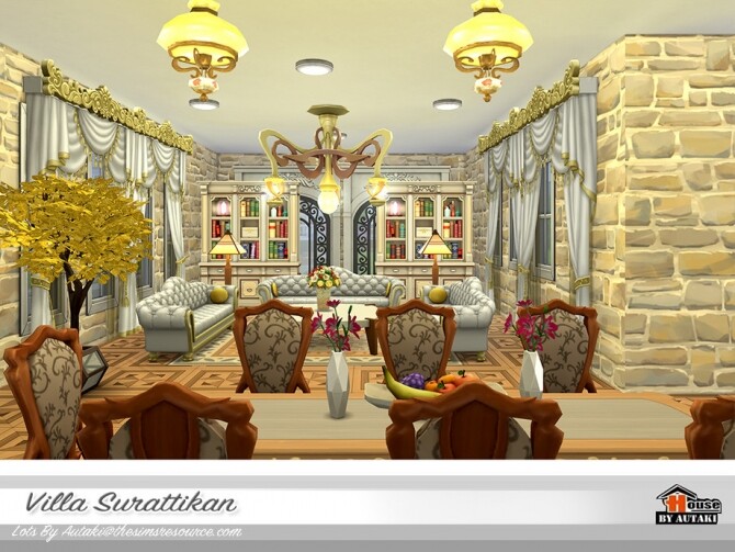 Sims 4 Villa Surattikan NoCC by autaki at TSR