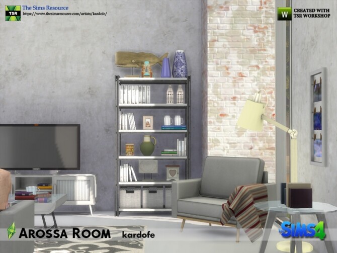 Sims 4 Arossa Room by kardofe at TSR
