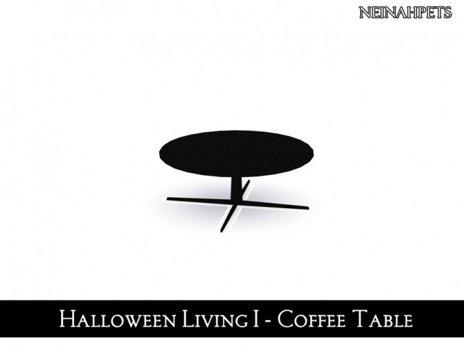 Sims 4 Halloween Living I by neinahpets at TSR