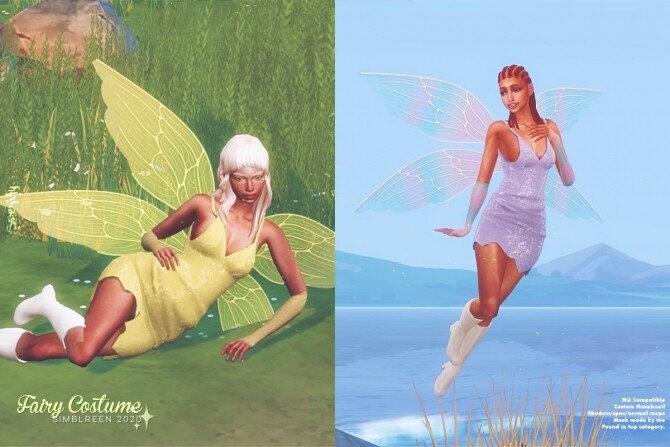 Sims 4 Fairy Costume Simblreen 2020 at SERENITY